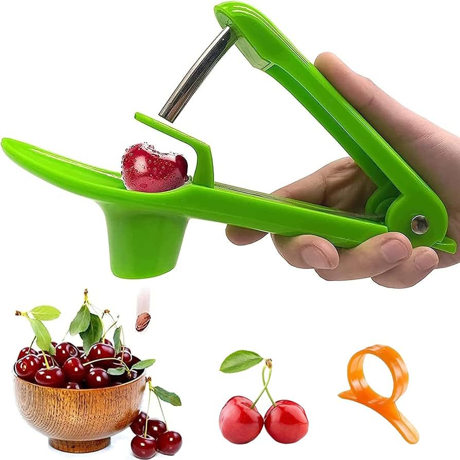 Cherries Pit Cherry pitter tool, Olives Cherry pitter Seed Stone Remover for Making CherryJam Che... | Amazon (US)