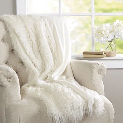 Greta Faux Fur Throw Blanket | Wayfair North America