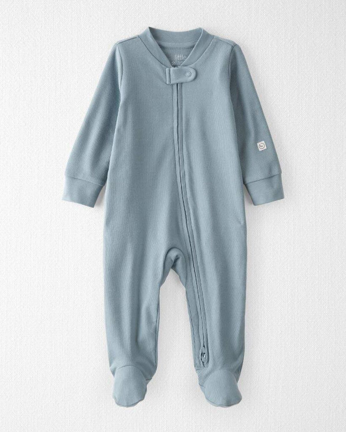 Baby Organic Cotton Sleep & Play Pajamas in Blue | Carter's Inc