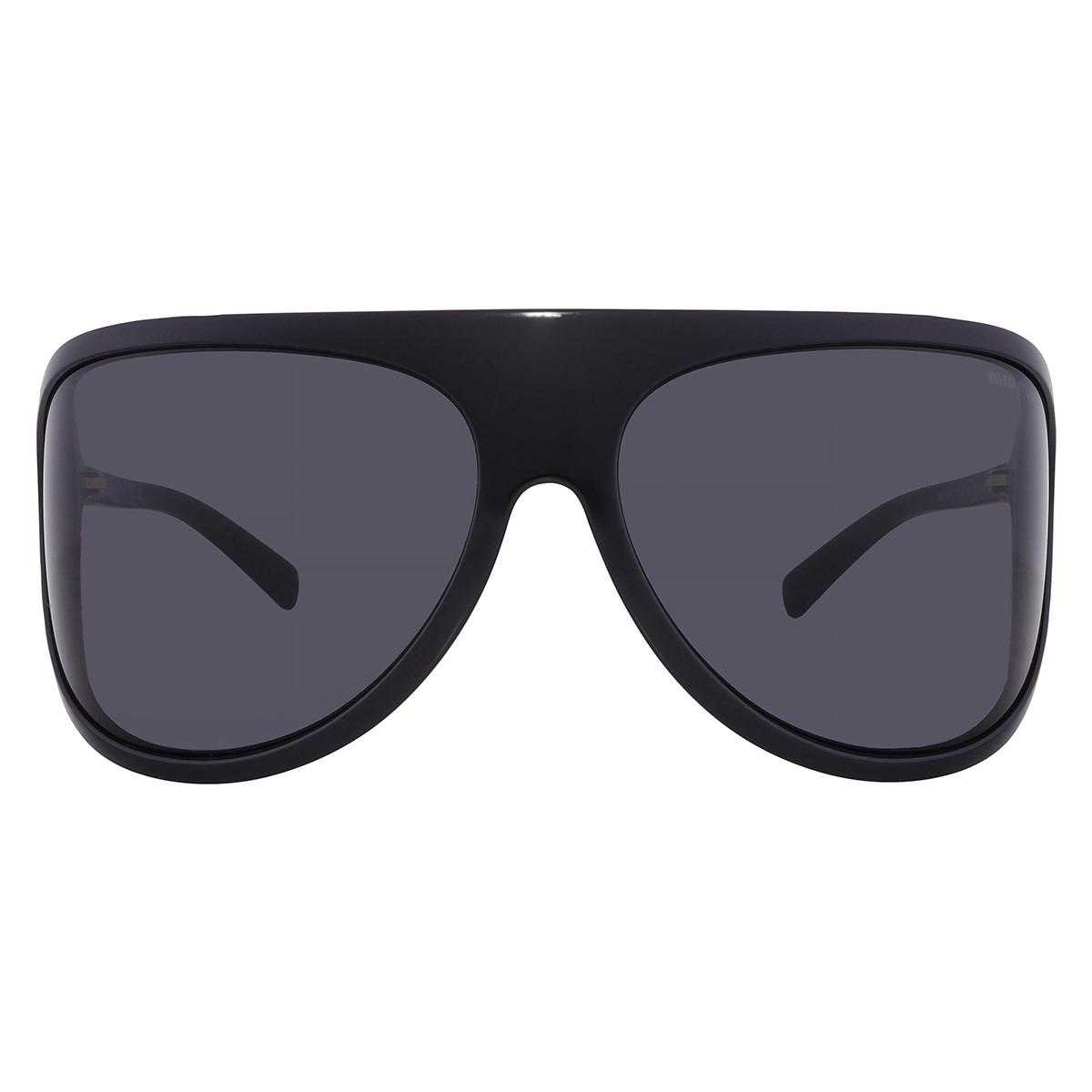 Miu Miu Dark Grey Irregular Ladies Sunglasses MU A01S 1AB5S0 75 | Jomashop.com & JomaDeals.com