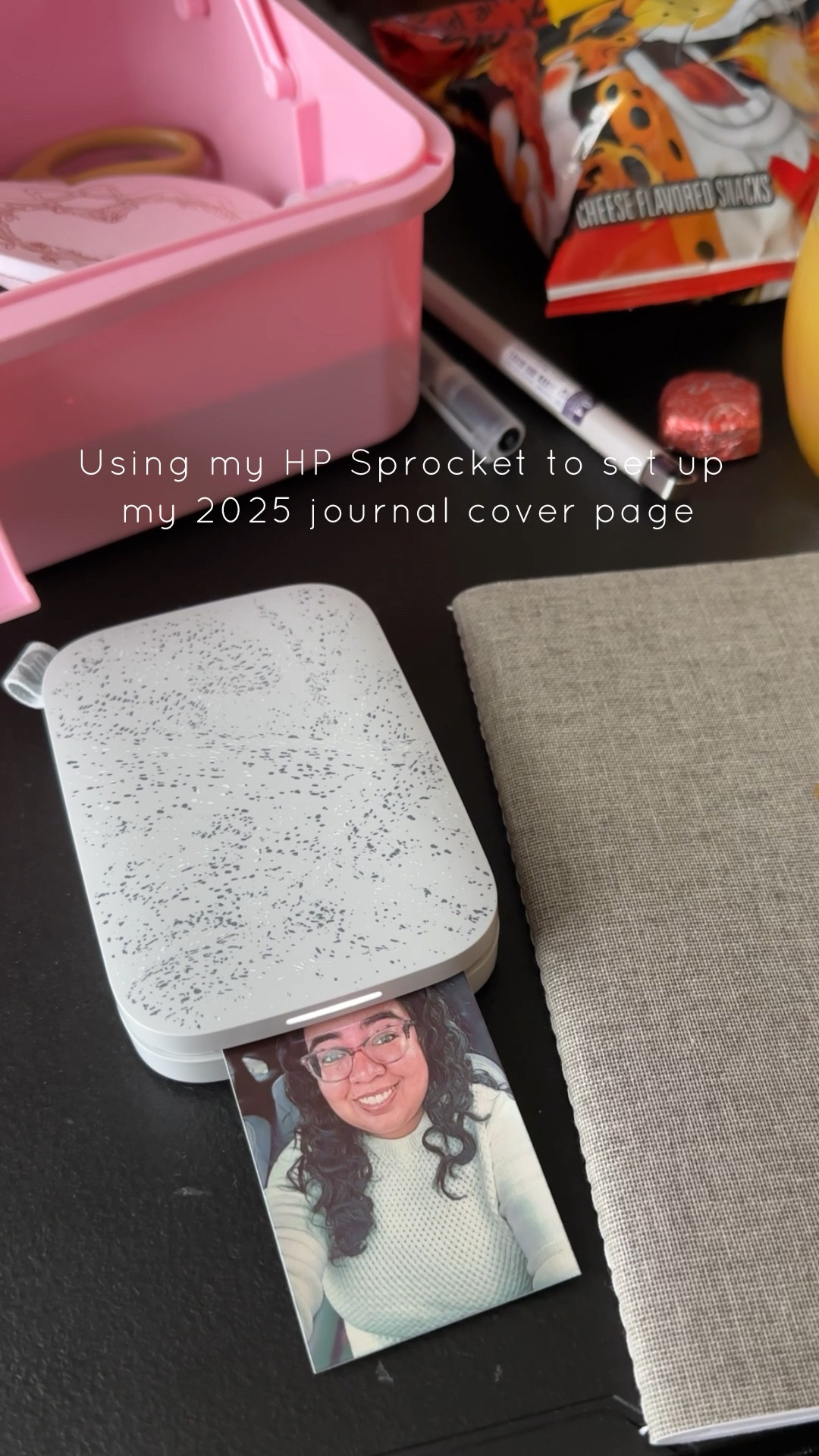 Designing my 2025 journal cover with the HP Sprocket Instant Photo Printer! 
I’m loving how easy it is to add personal photos and creativity to my planner. Whether you're setting up a new journal or just want to add some flair to your daily pages, the HP Sprocket makes it so fun and simple! 💖

journaling, journaling supplies, self care, wellness, journal, mobile photo printer, hobbies 

 

#LTKWatchNow #LTKHome #LTKFindsUnder100