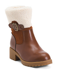 Waterproof Leather Boots With Collar | Rain & Winter Boots | Marshalls | Marshalls