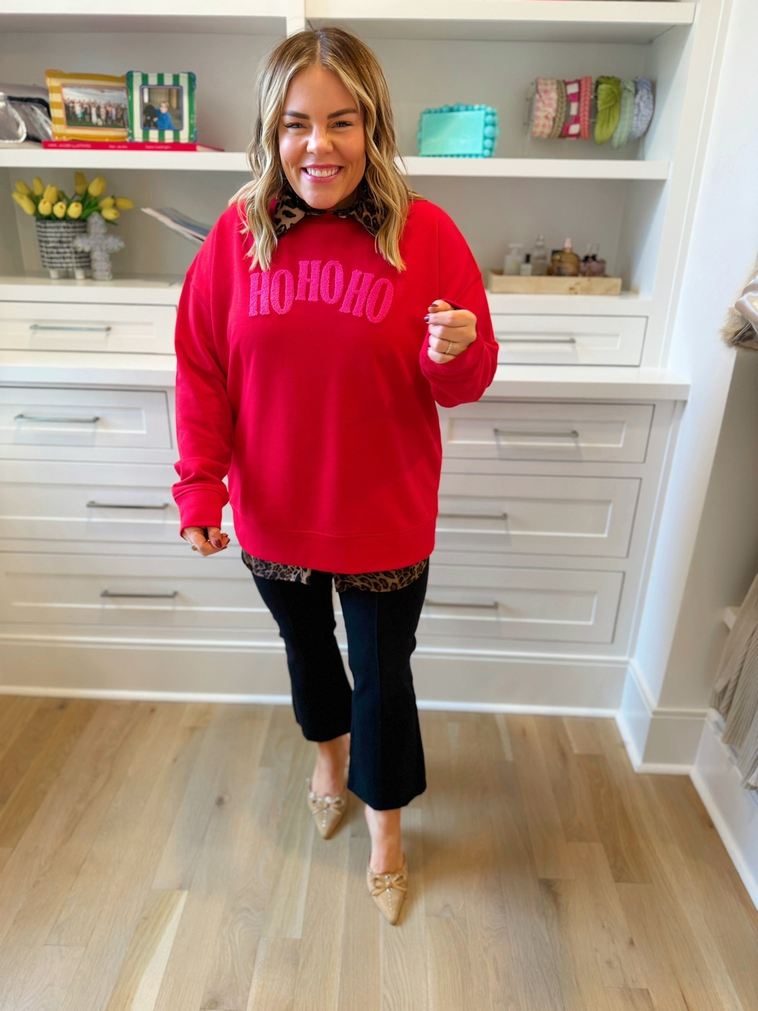 christmas sweater, trendy outfit, holiday outfit, christmas outfit, winter style, holiday ootd, red sweater, comfy and cute holiday look 

#LTKootd #LTKHoliday #LTKSeasonal