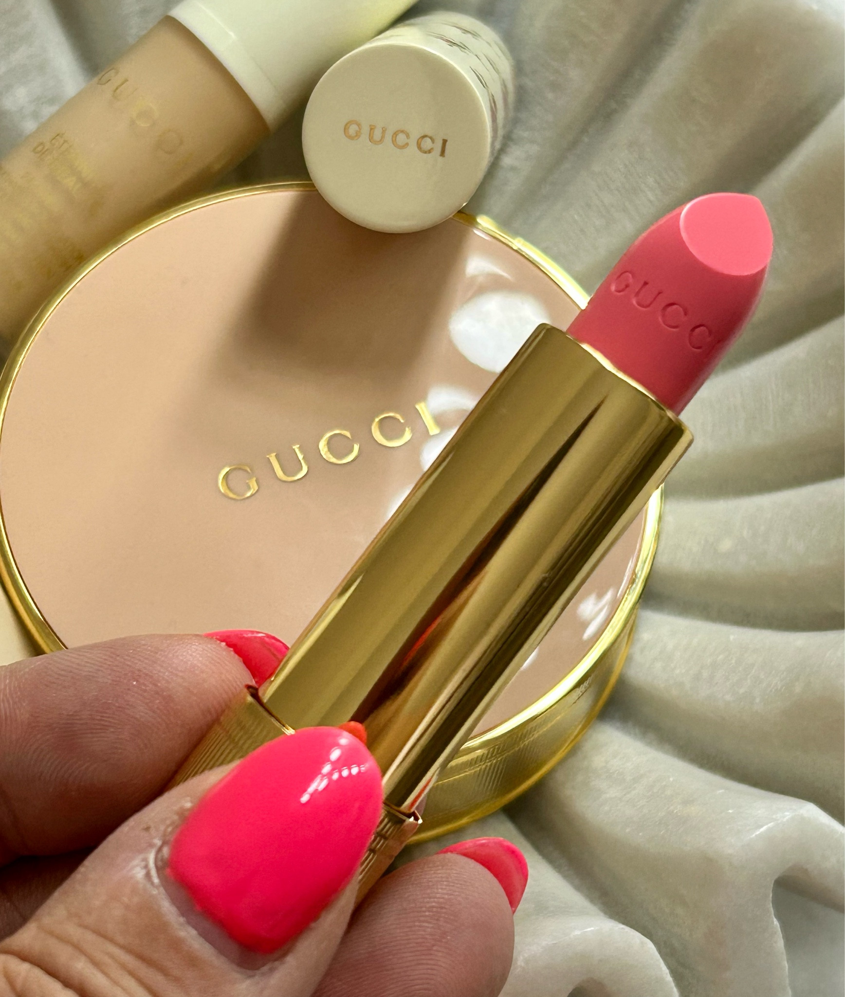 My latest spring/summer Gucci pink lipstick shade!

#LTKSeasonal #LTKunder100 #LTKbeauty