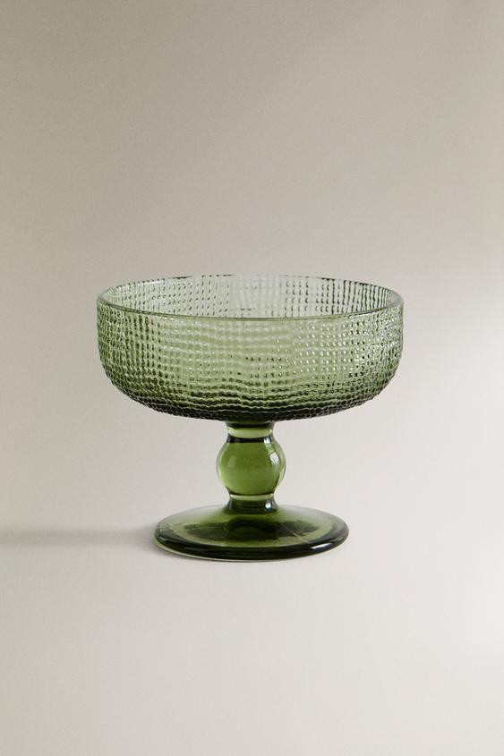 ICE-CREAM CUP GLASS WITH RAISED DESIGN | Zara US