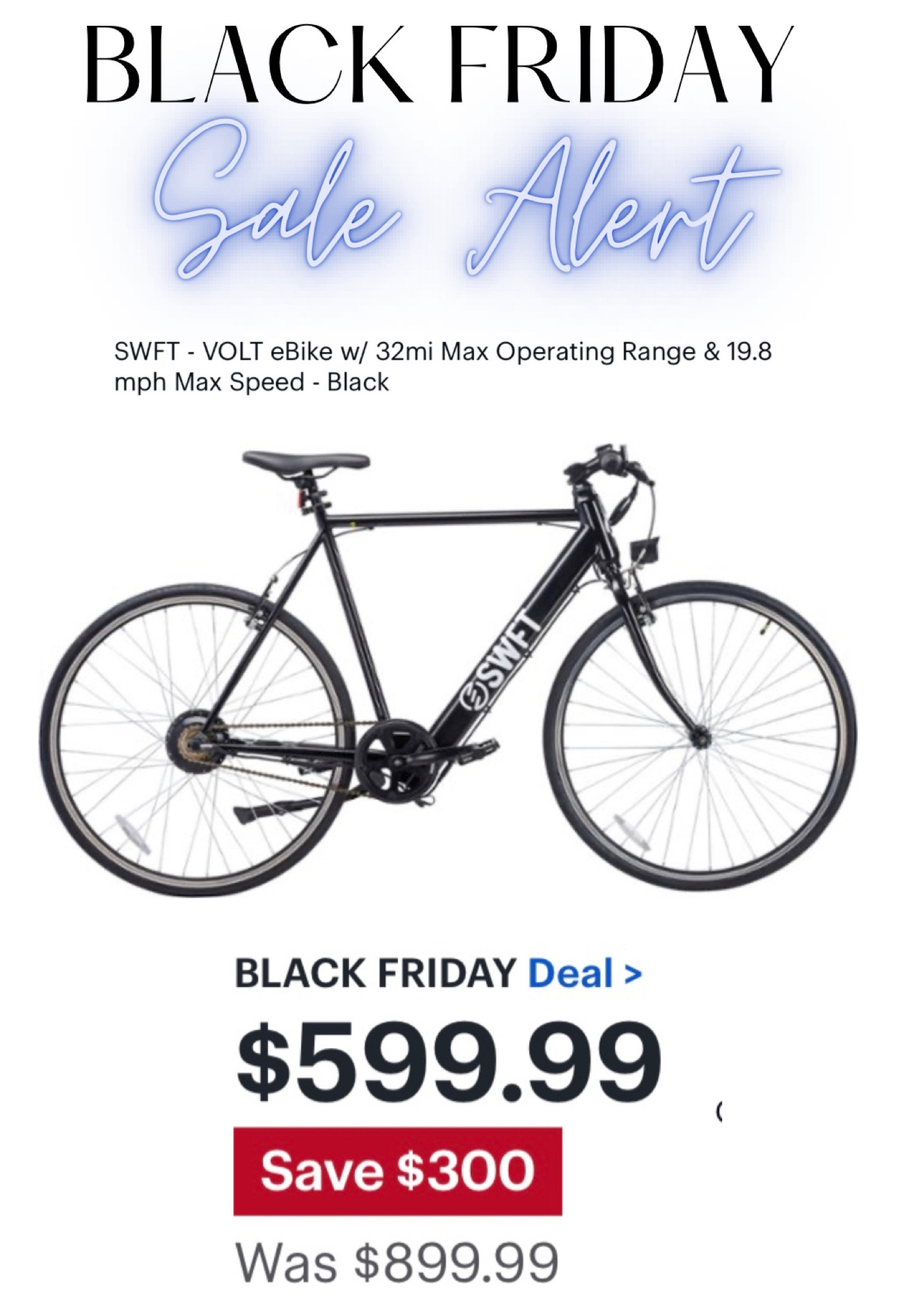 Electric bike $300 off!! 👏 this would be so fun! It goes over 19 mph! 

#LTKGiftGuide #LTKCyberweek #LTKsalealert
