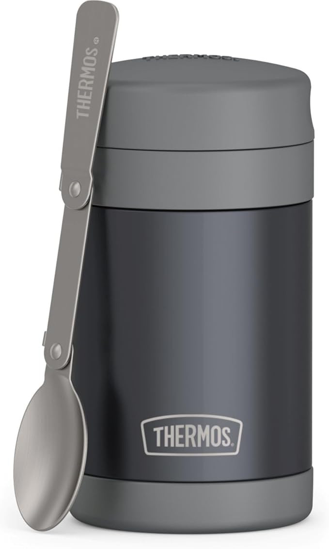 THERMOS FUNTAINER Insulated Food Jar, 16 Ounce, Kid Friendly Thermos Food Jar with Foldable Spoon... | Amazon (US)