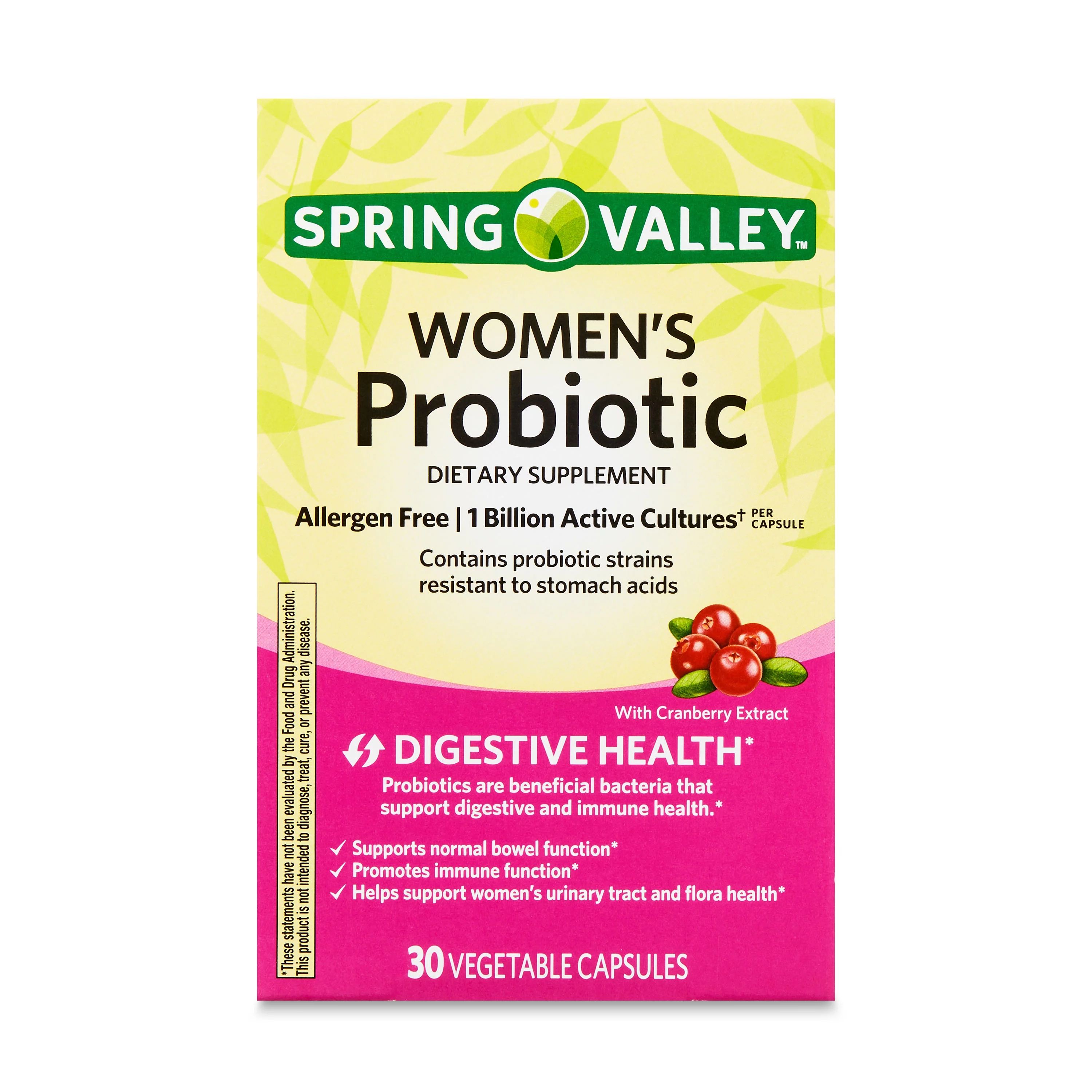 Spring Valley Women's Probiotic Dietary Supplement, 30 count | Walmart (US)