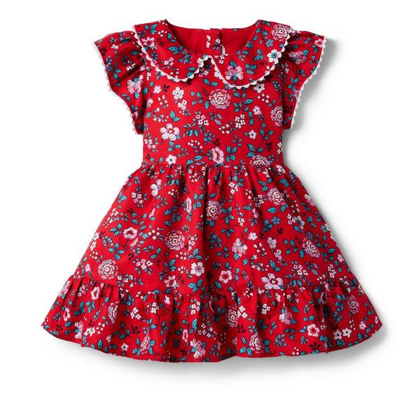 Floral Flutter Sleeve Dress | Janie and Jack