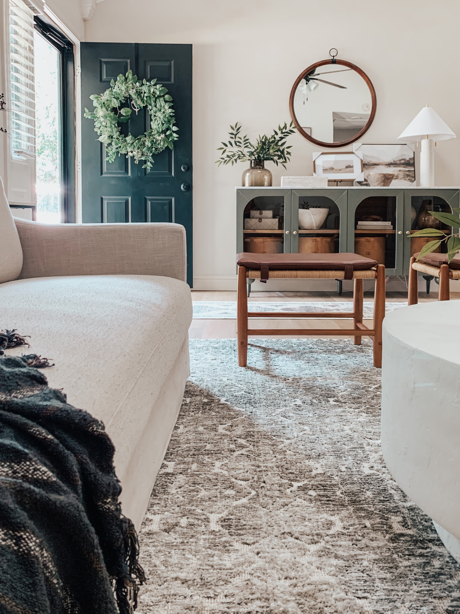 This view from my living room has recently become one of my favorites! I used to have having the entryway open with the living room, and struggled to find the right furniture & decor that would compliment both spaces while still offering some separation. 6 years later, I think I’ve finally nailed it! Who knew finding the best furniture & home decor could be so difficult? 😅

#LTKstyletip #LTKhome