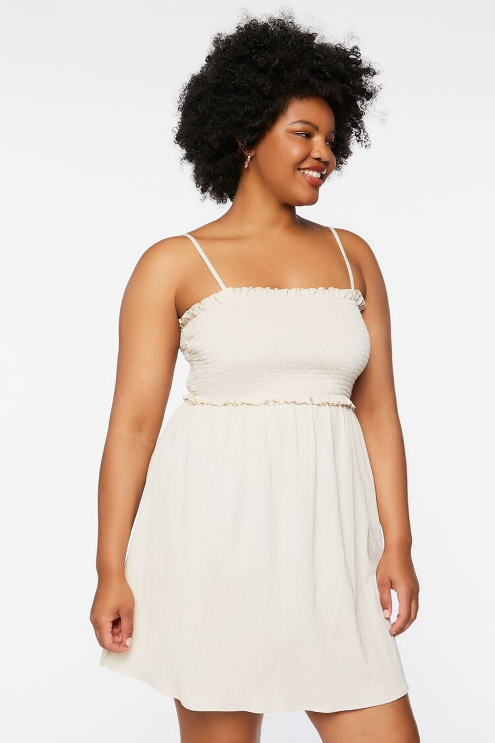 Plus Size Ruffled Smocked Dress | Forever 21 (US)