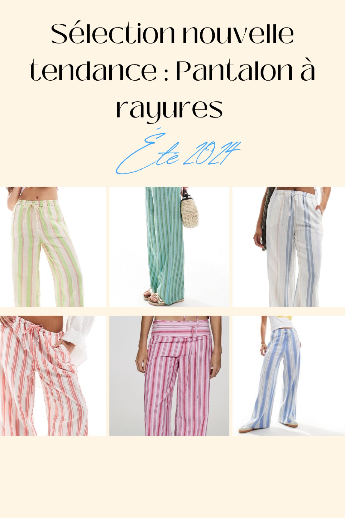 Sélection nouvelle tendance : Pantalon à rayures été 2024

#LTKsummer #LTKstyletip #LTKSummerSale