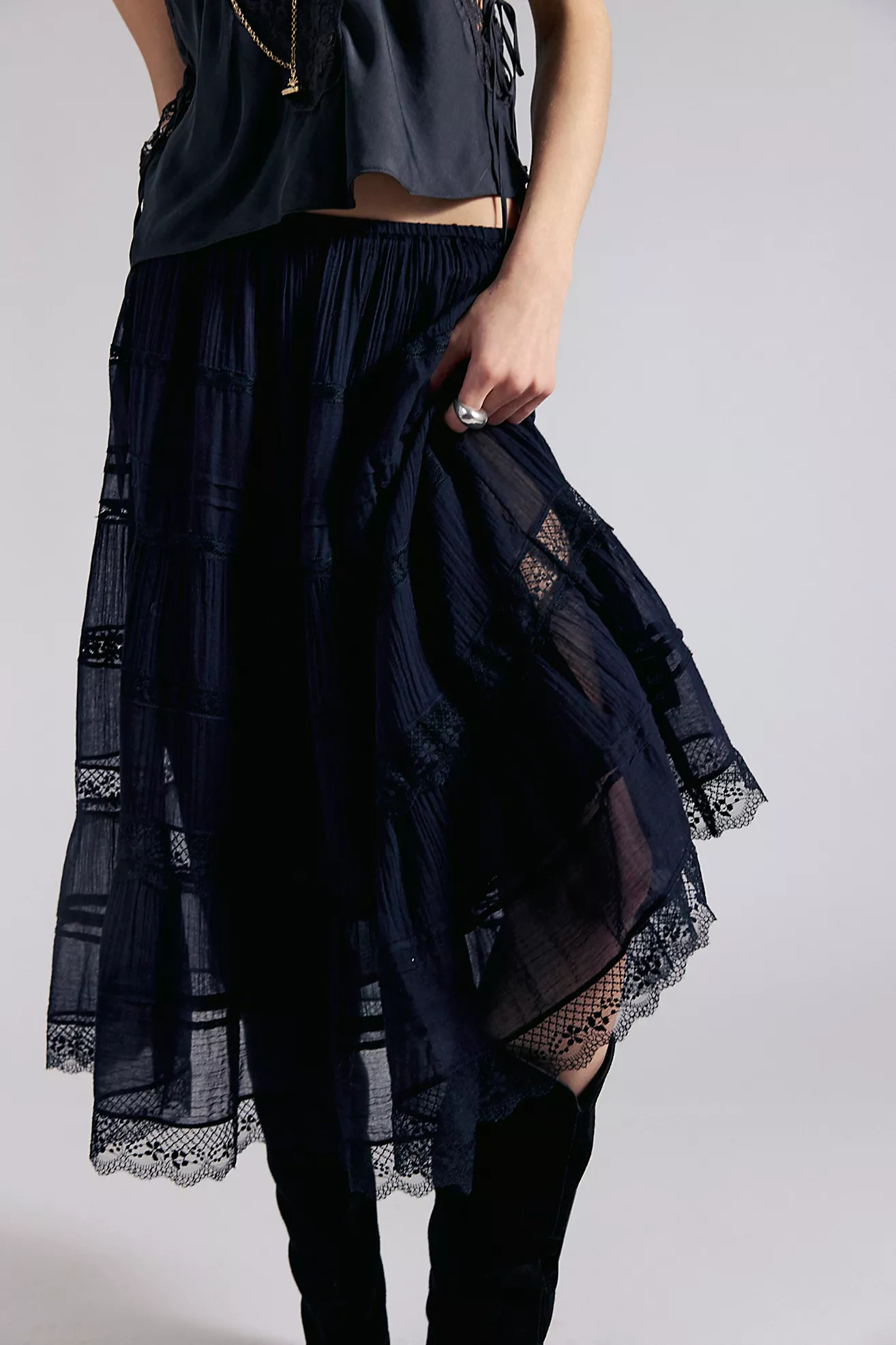 FP One Lily Lace Maxi Skirt | Free People (Global - UK&FR Excluded)