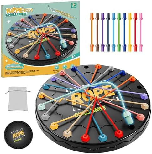 Amazon.com: lartoys Rope Untangling Puzzle Game, Educational Strategy Board Game for Kids & Adult... | Amazon (US)