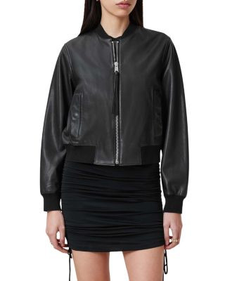 Orten Leather Bomber Jacket | Bloomingdale's (AU)