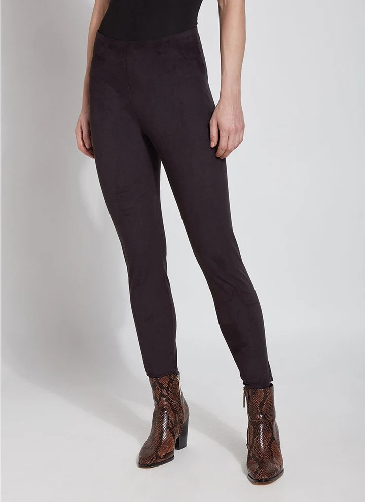Hi Waist Suede Legging (28.5" Inseam) | Lysse NY