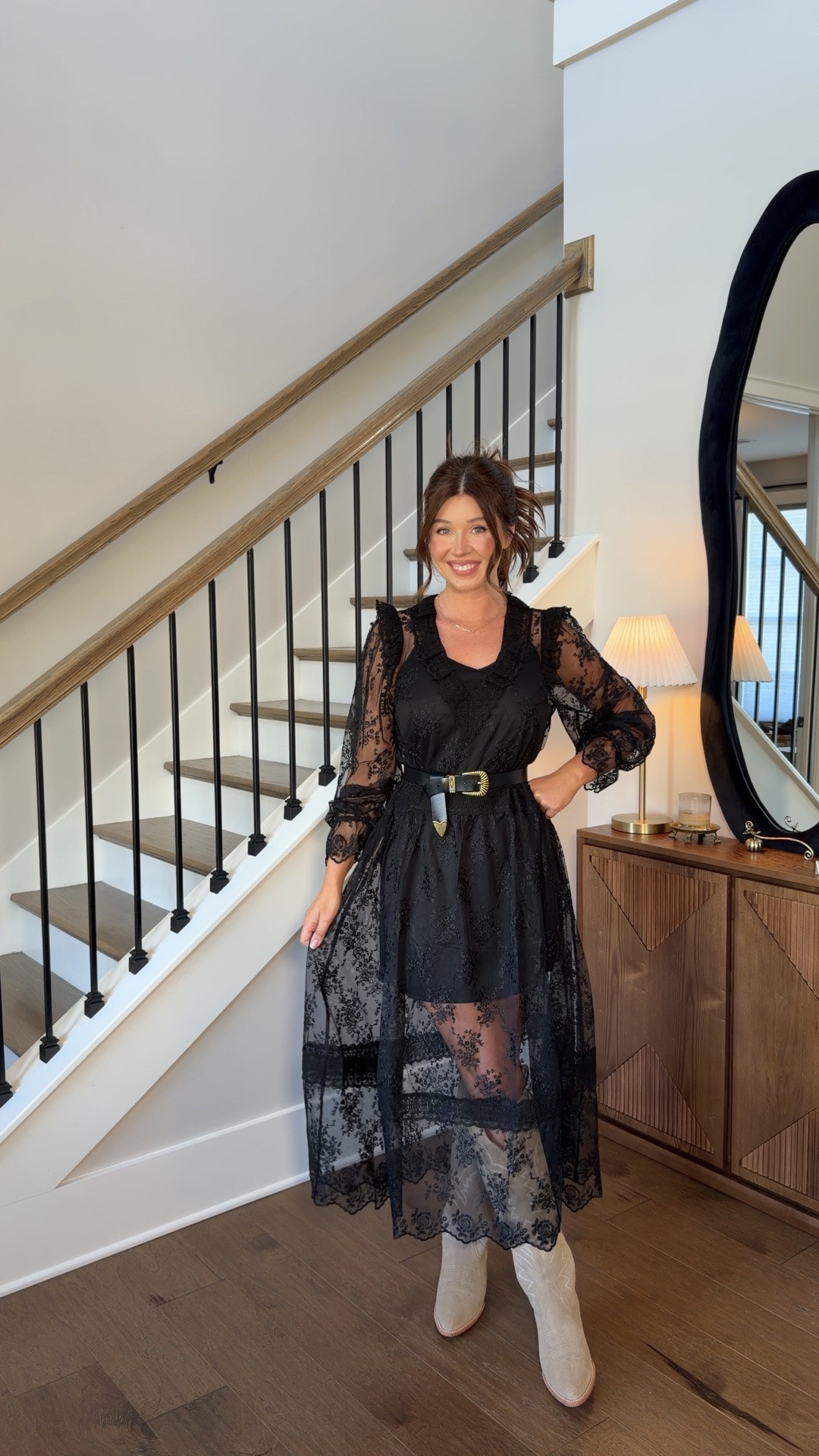 new @Walmart country concert dress 

wearing a size S at 5’7 & 145lbs. Sizing is limited