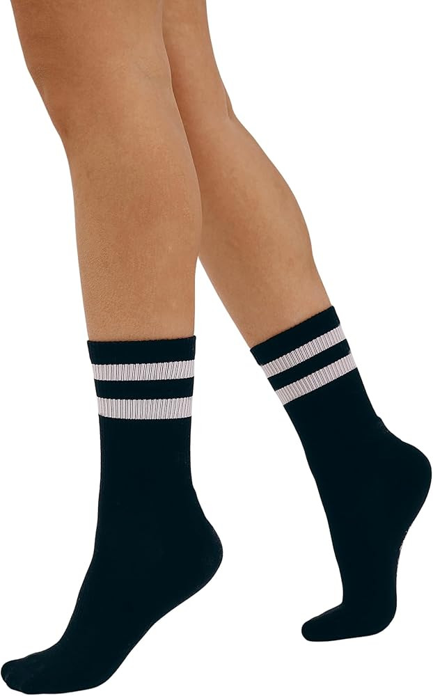 Organic Basics Unisex Core Stripe Crew Socks 3-pack | Amazon (US)