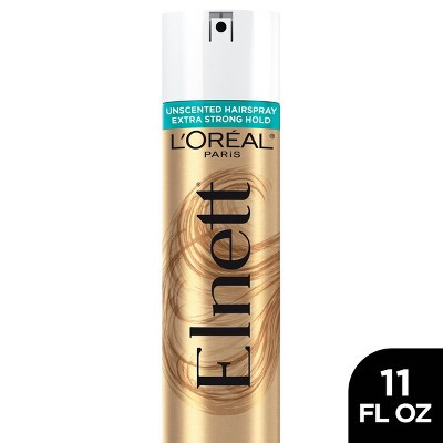 L'Oreal Paris Elnett Satin Extra Strong Hold Unscented Hair Spray - 11oz | Target