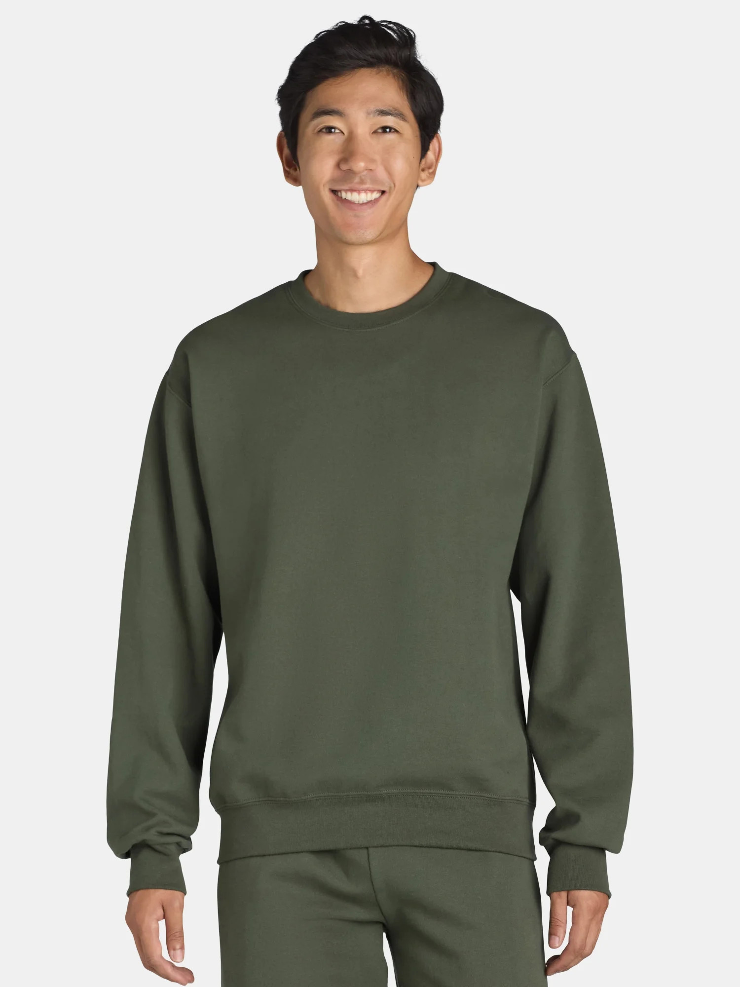 Athletic Works Men's Fleece Crewneck Sweatshirt, Sizes S-4XL - Walmart.com | Walmart (US)