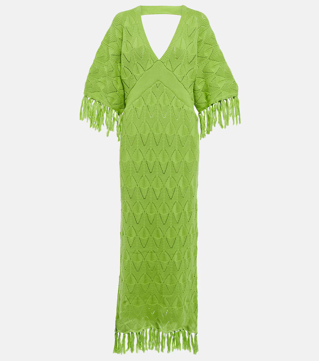 Simmons fringe-trimmed maxi dress | Mytheresa (US/CA)