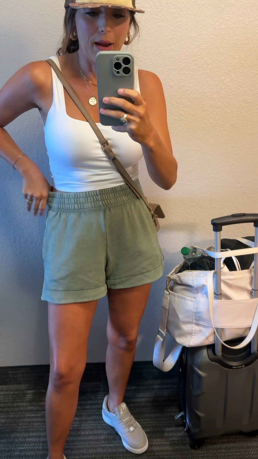 Wearing a medium in the top and xs in the shorts! 

#LTKSaleAlert #LTKStyleTip #LTKFindsUnder50