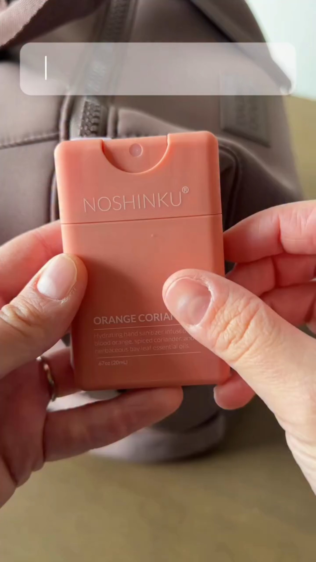 Wherever we go once we get back in the car I’m sanitizing! Is this also you or am I too much..? 😅

🤍Available at Target!
🤍Not just sanitizing also moisturizing! 
🤍Scents are amazing!
🤍Compact design! 

@noshinku @noshinku_collaborations @target 

Hand sanitizer | Moisturizer | Clean hands | Shopping | Target | Collab | Mom life | Relatable | SAHM | germs 
#sanitizer #clean #relatable #momlife #collaboration