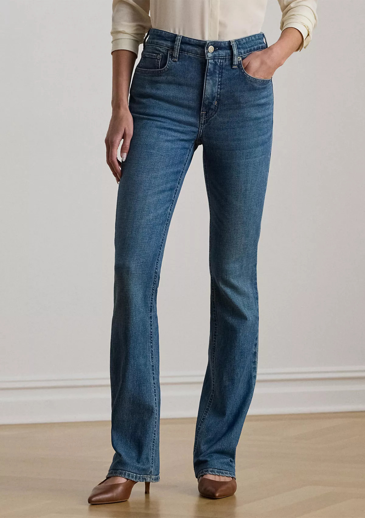 Lauren Ralph LaurenPetite High-Rise Boot Jeans | Belk