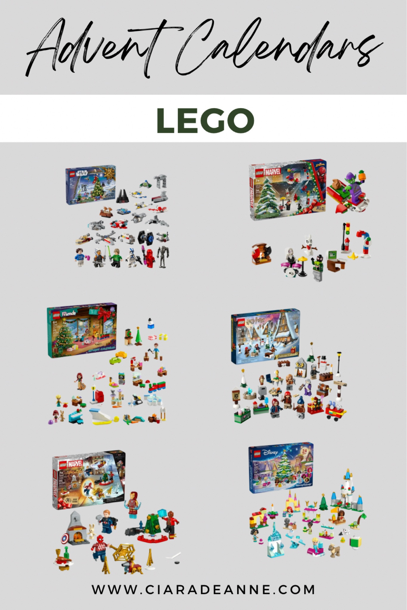 Cute advent calendar legos. Star Wars, friends, Disney, Harry Potter, marvel 

#LTKSeasonal #LTKHoliday #LTKGiftGuide