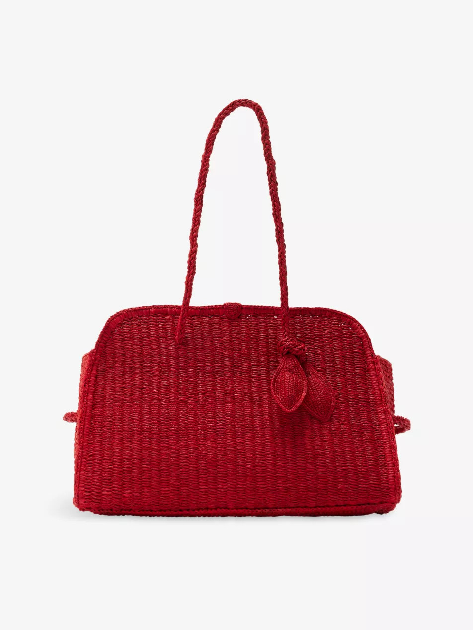 The Turismo Raffia Bowling Bag | Selfridges