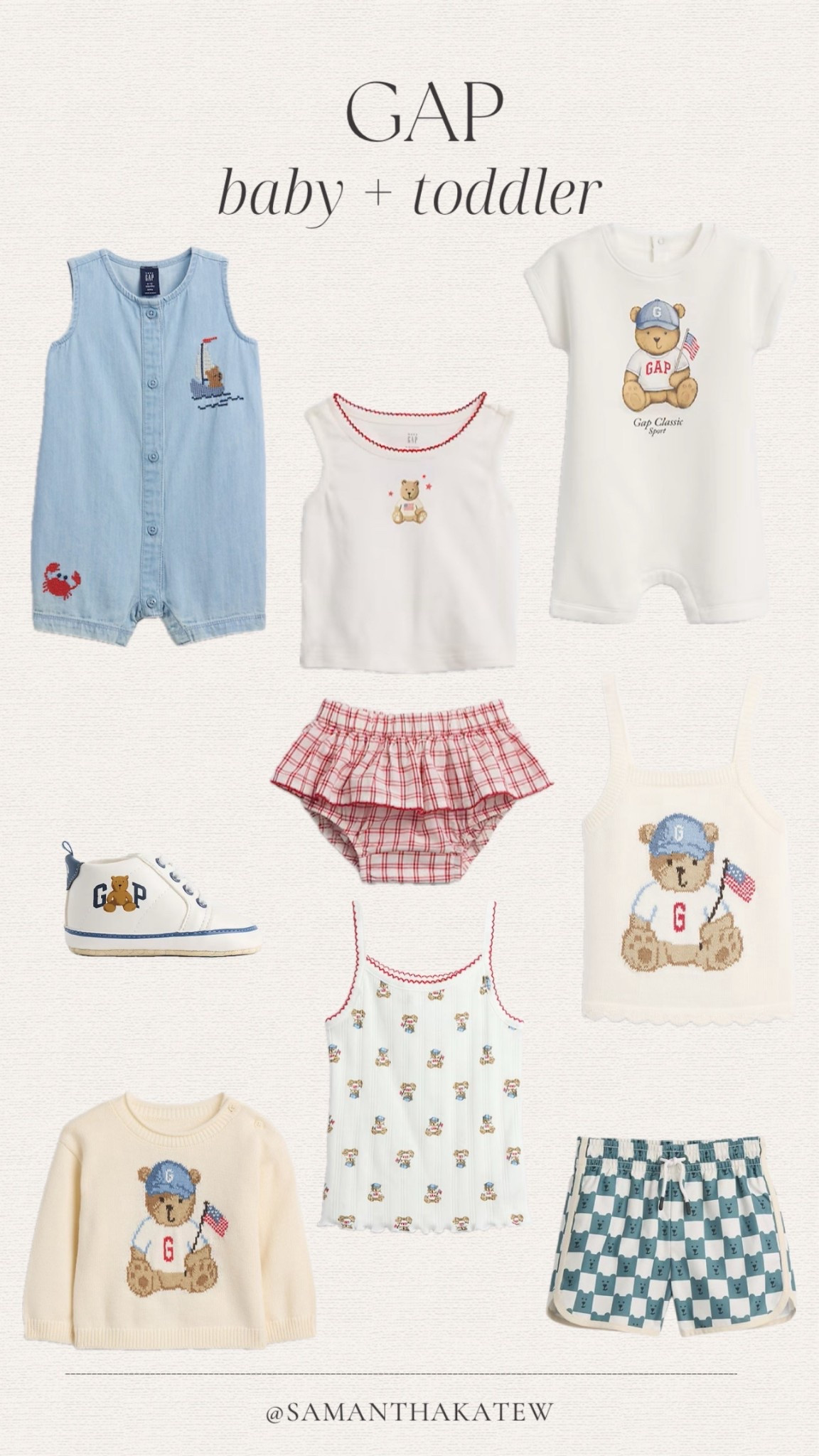 Gap baby and toddler, summer outfits for babies, teddy bear outfits 

#LTKKids #LTKmomlife #LTKBaby