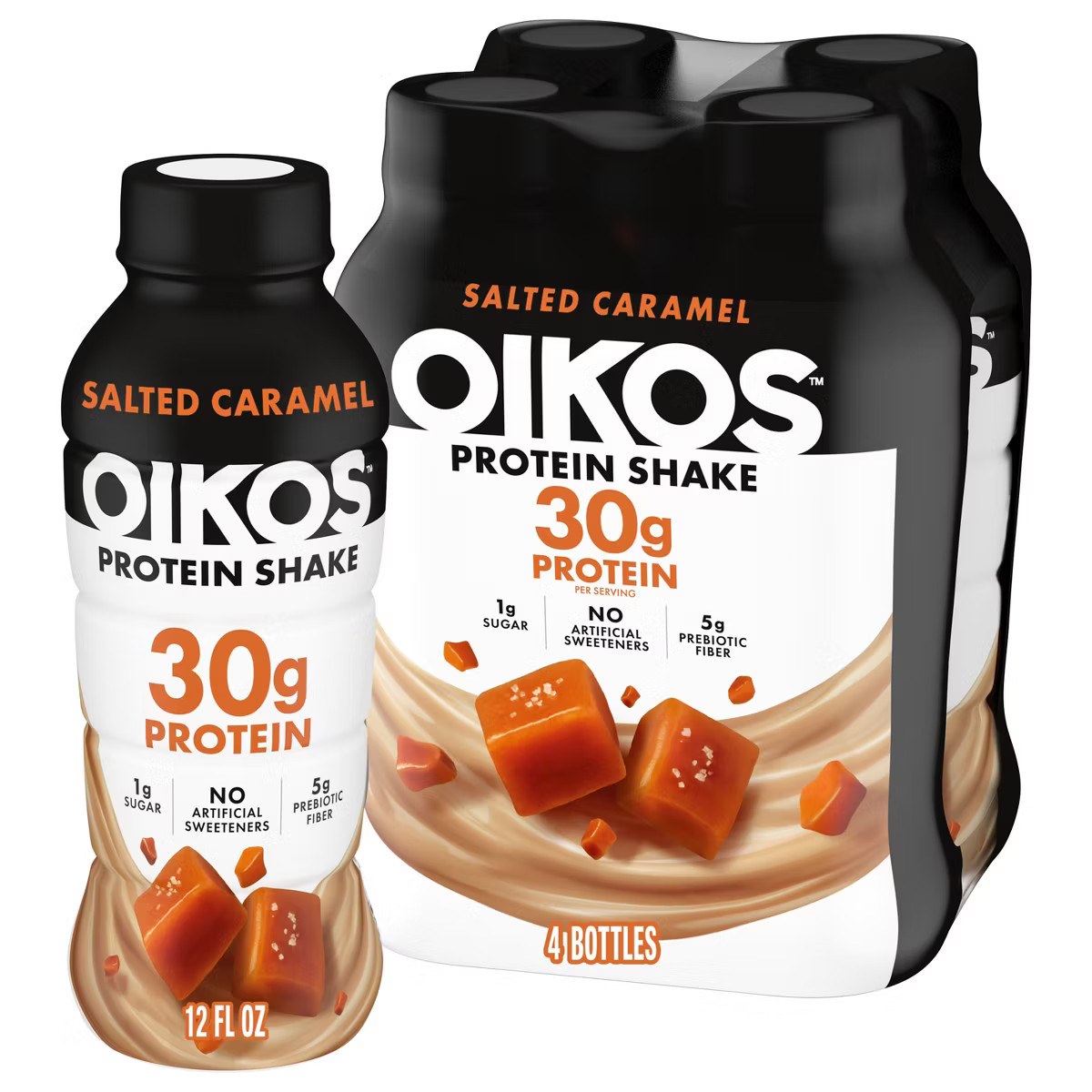 OIKOS Salted Caramel Protein Shakes - 4pk/12 fl oz - Bottle | Target