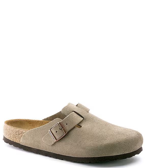 Birkenstock Women's Boston Suede Soft Footbed Clogs | Dillard's | Dillard's