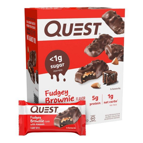 Quest Nutrition Fudgey Brownie Candy Bites - 8ct | Target