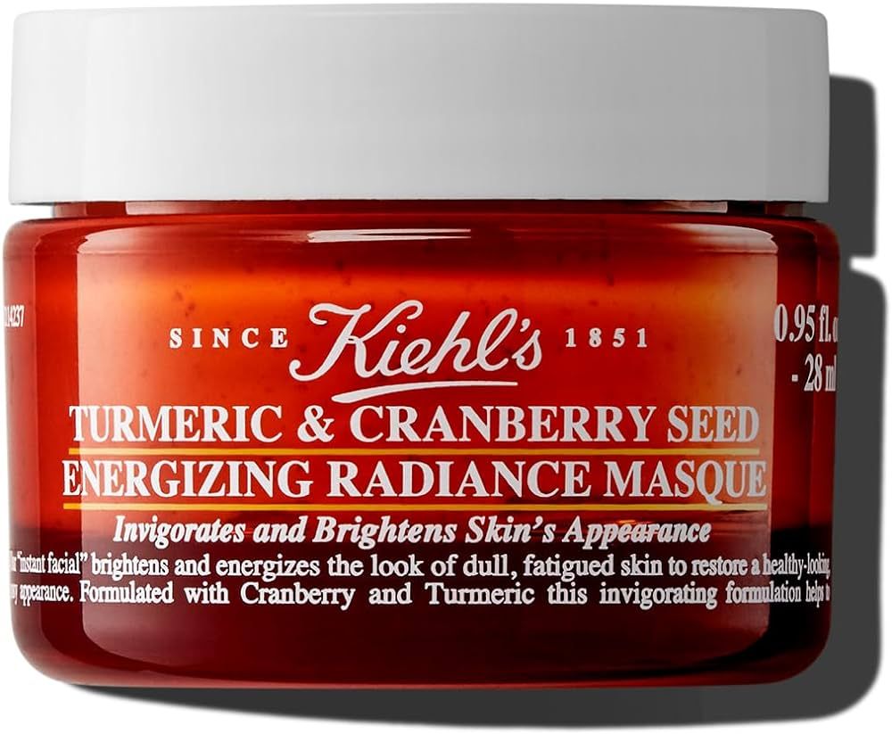 Kiehl's Turmeric & Cranberry Seed Energizing Radiance Face Mask, Brightening Facial Mask, Invigor... | Amazon (US)