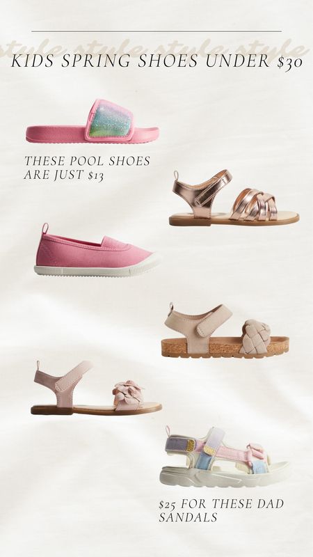 Kids spring shoes under $30 at H&M! The dad sandals are so cute, I know Nora would love them! 

Toddler shoes, kids shoes, spring shoes, kids clothes, summer shoes, summer styles 

#LTKfindsunder50 #LTKshoecrush #LTKkids