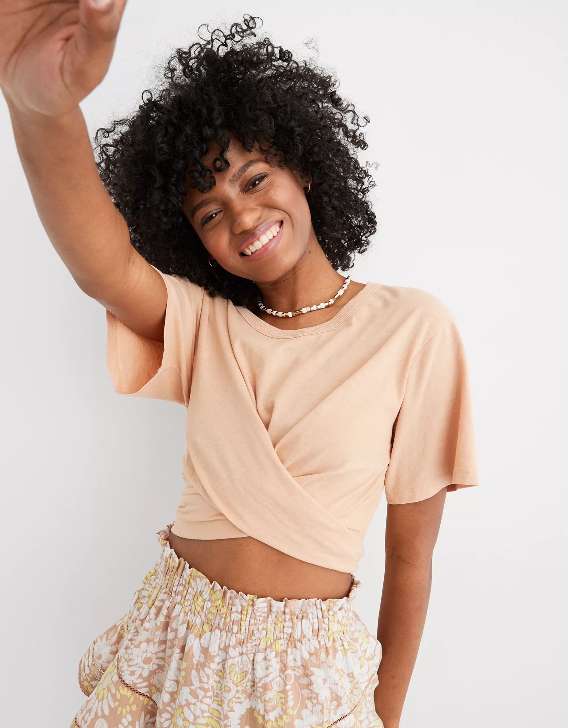 Aerie Cropped Wrapback T-Shirt | American Eagle Outfitters (US & CA)