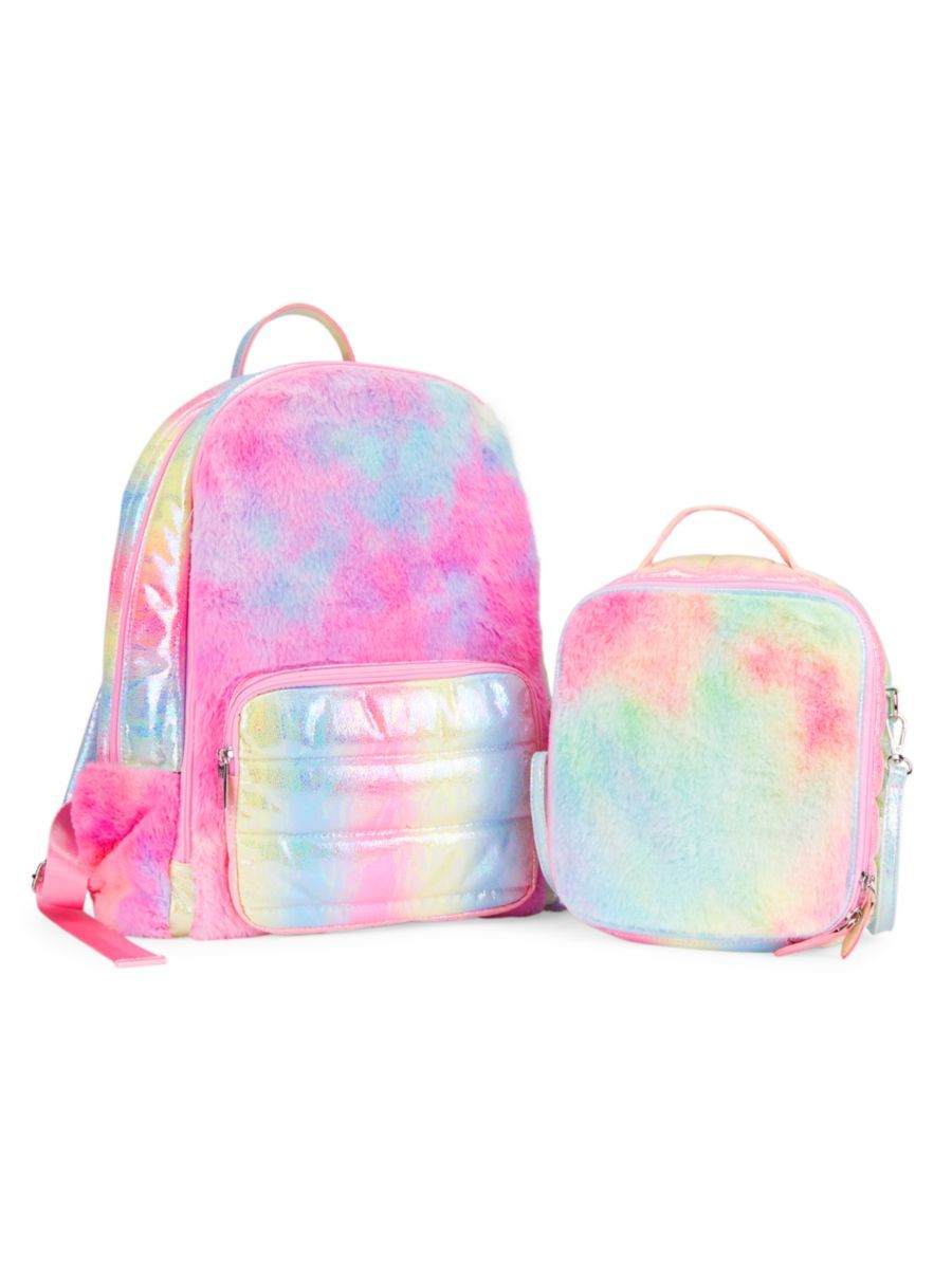 Bari Lynn Multicolor Faux Fur Backpack &amp; Lunch Box Set | Saks Fifth Avenue