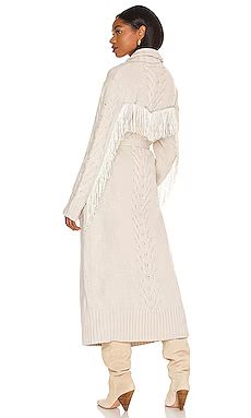 Understated Leather Robe in Off White from Revolve.com | Revolve Clothing (Global)