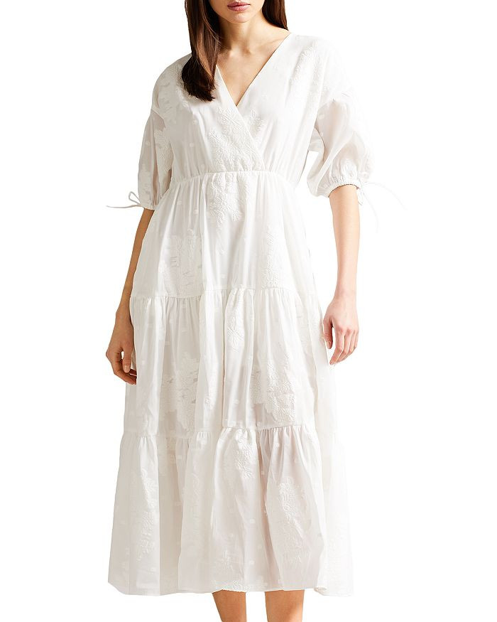 Darita Puff Sleeve Midi Dress | Bloomingdale's (US)