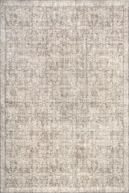 Grey Nathalia Vintage Medallion Area Rug | Rugs USA