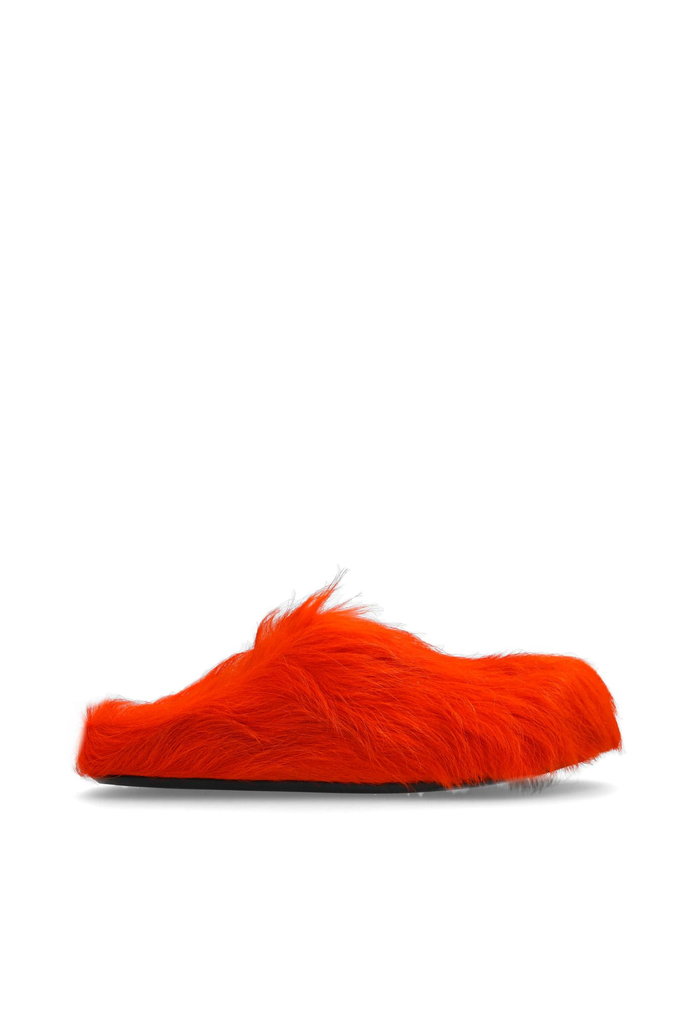 Marni fussbett Fur Slides | Italist.com US
