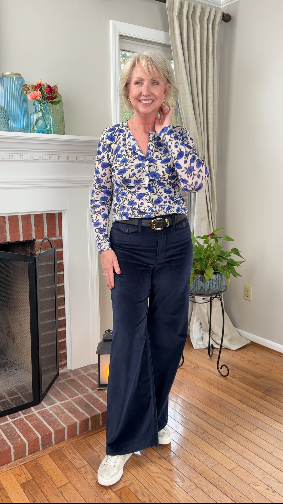I love this sheer cardigan and especially its beautiful blue floral pattern. This will like great pared with several different  jackets and even blazers  

#LTKSaleAlert #LTKMidsize #LTKOver40