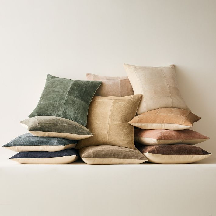 Patchwork Chenille Pillow Cover | West Elm (US)