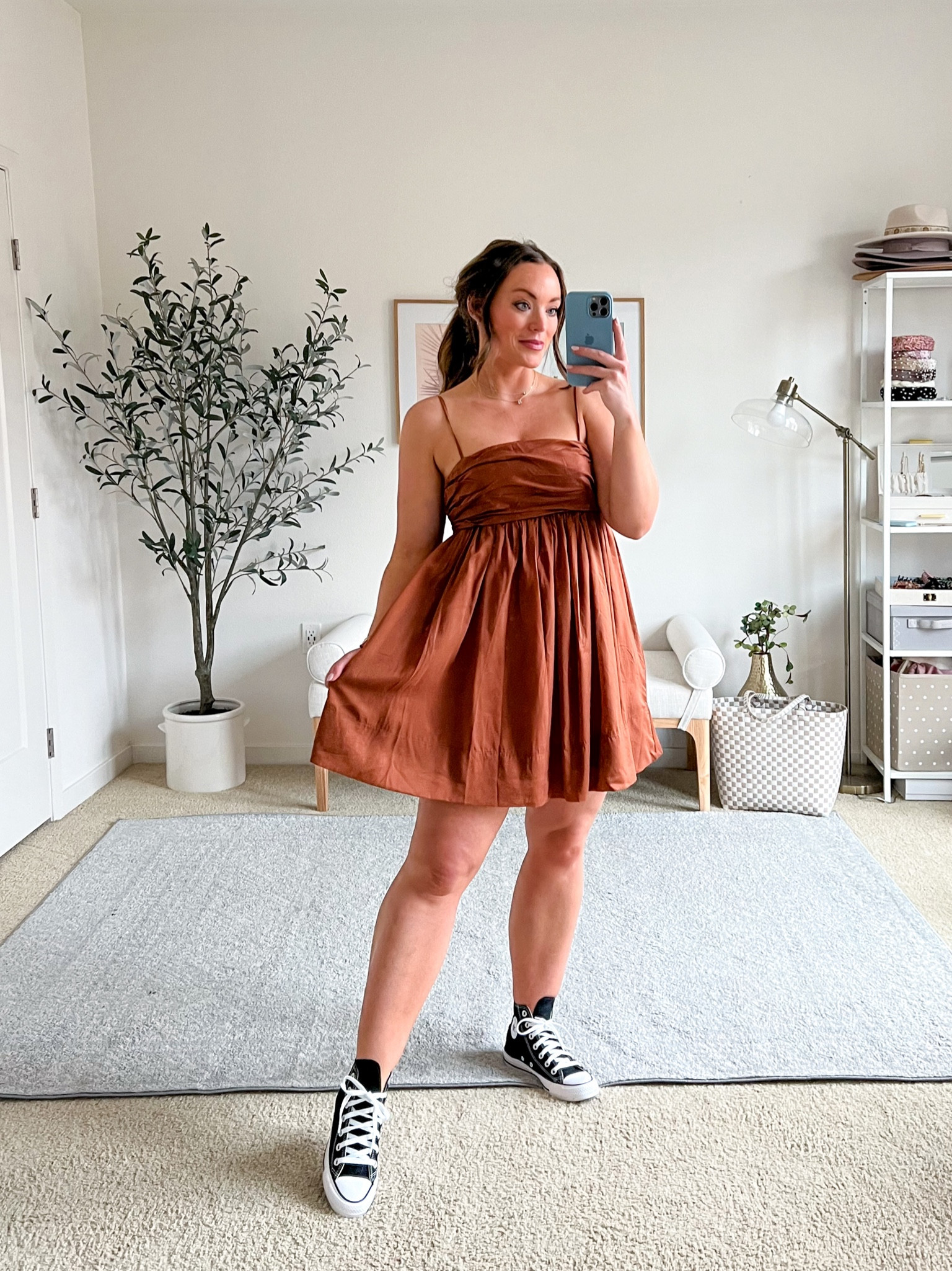 Mini dress with converse✨ 
Wearing a size 6

Showpo, Brittany Ann Courtney, black converse, sneaker style, sneaker dress style, mini dress, 

#LTKcurves #LTKshoecrush #LTKSeasonal