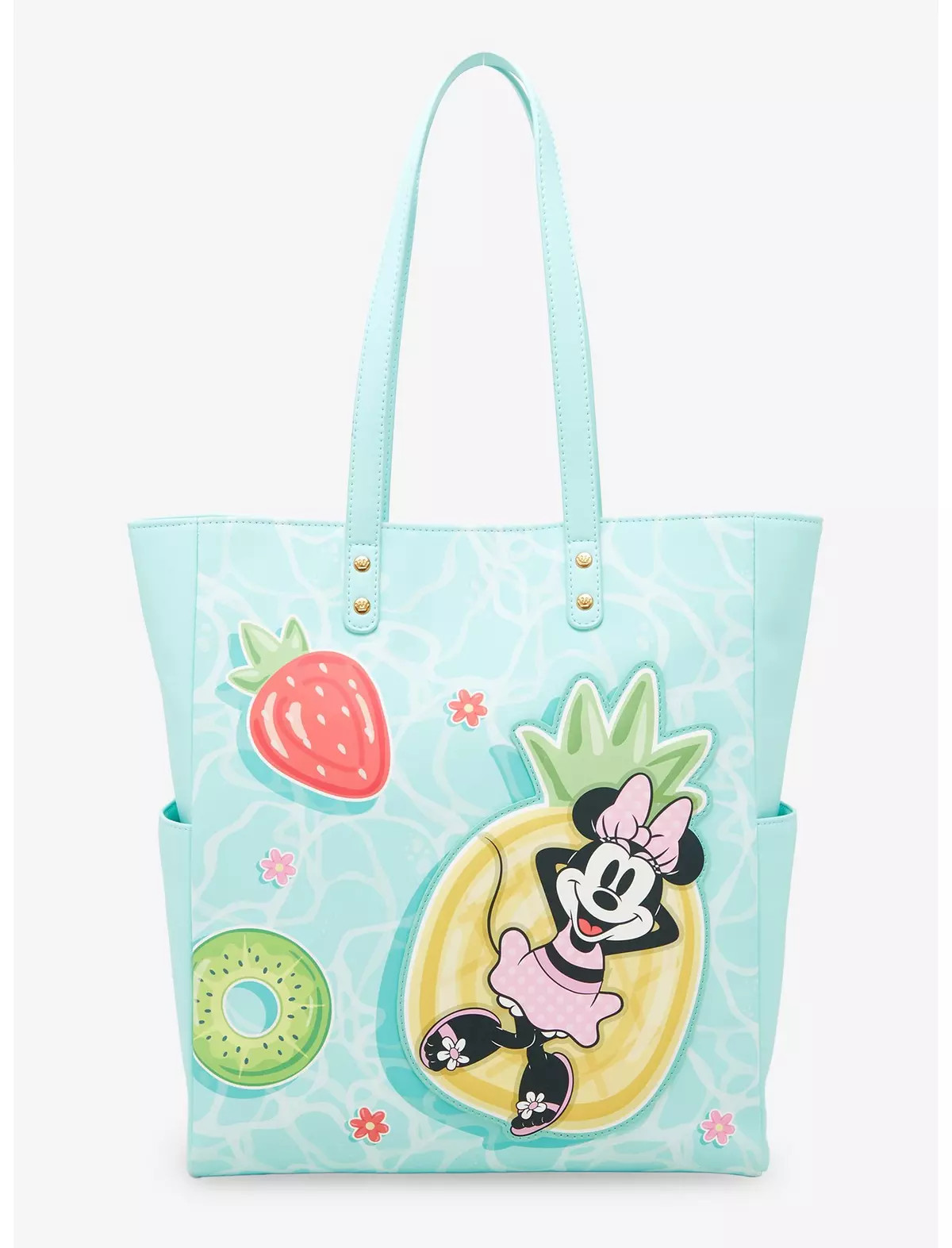 Loungefly Disney Mickey Mouse & Minnie Mouse Beach Tote Bag | Hot Topic | Hot Topic