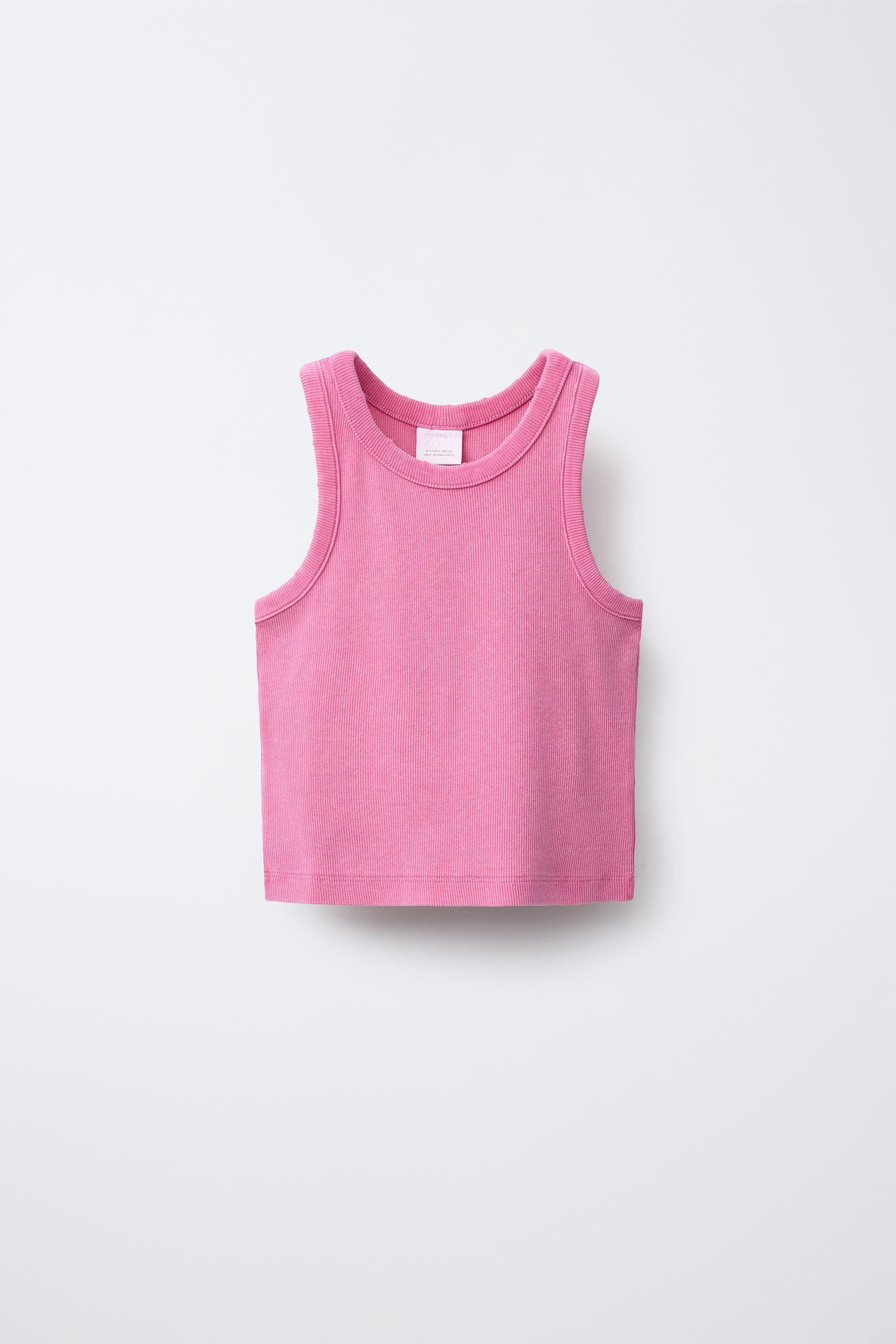 RIBBED WASHED EFFECT T-SHIRT | Zara US