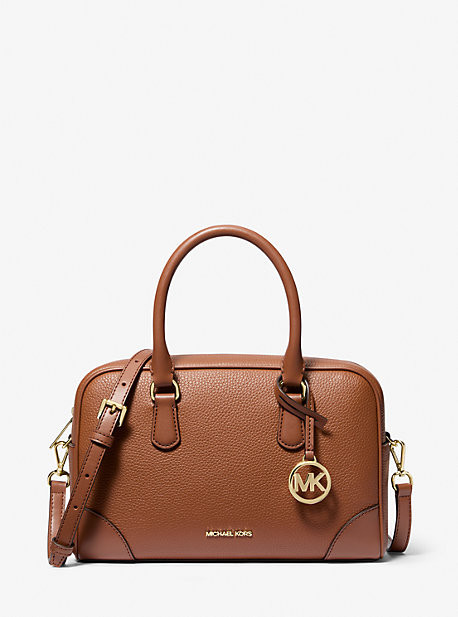 Thompson Pebbled Leather Satchel | Michael Kors US