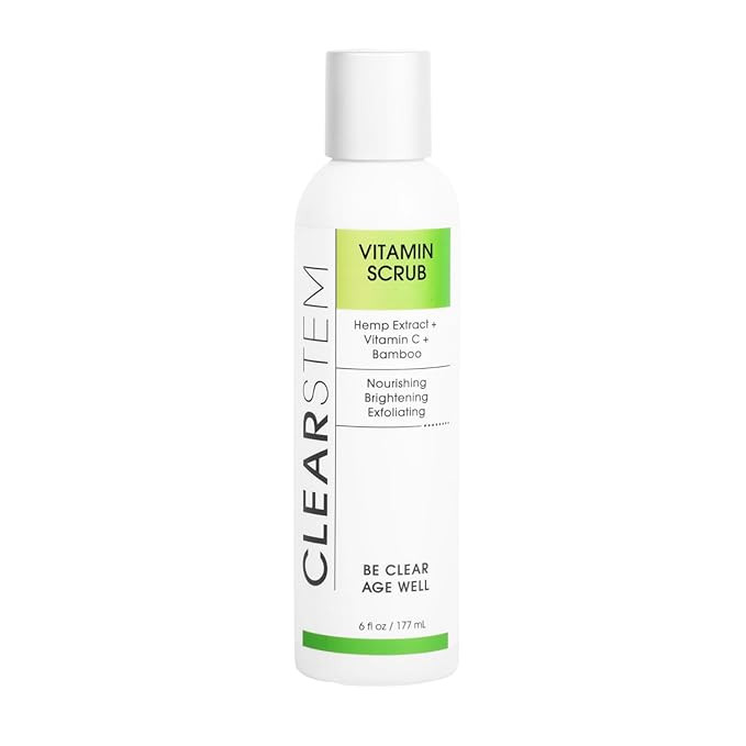 CLEARstem - VITAMINSCRUB - Antioxidant-Infused Scrub Cleanser - Exfoliating Face Wash + Body Scru... | Amazon (US)