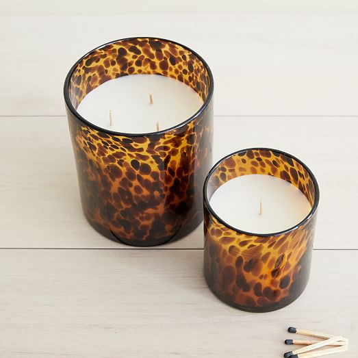Tortoise Glass Candles - Tonka &amp; Sandalwood | West Elm (US)